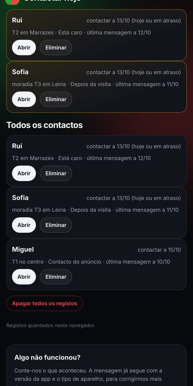 4. Saiba quem contactar hoje